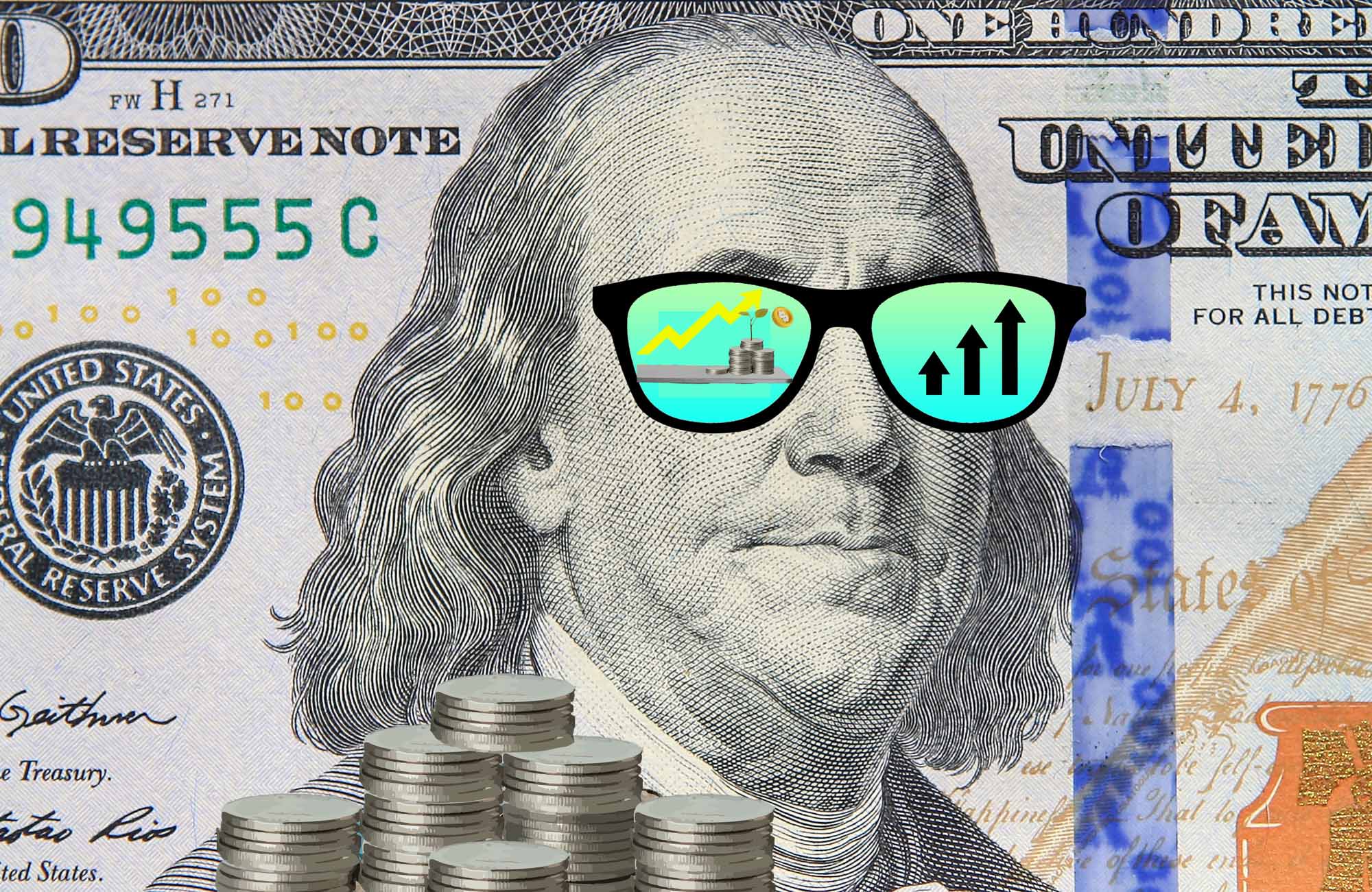 Conceptual illustration of investment growth and digital asset value of aestheticmedicine.com