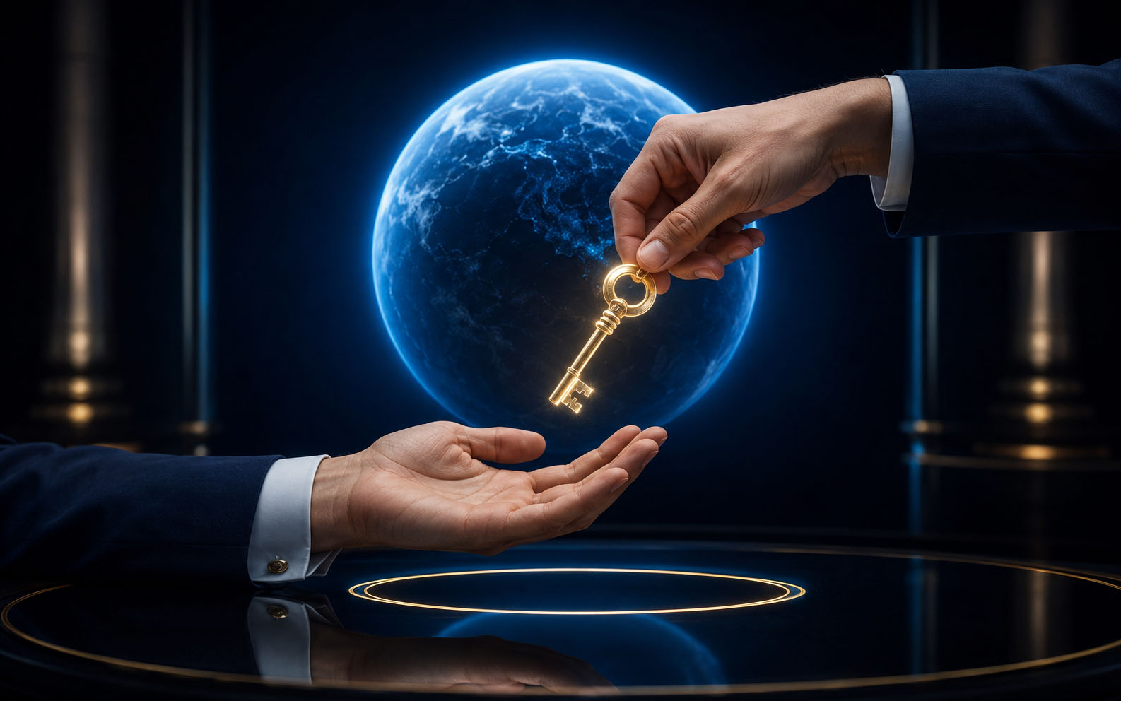 Permanent transfer of a premium domain through direct acquisition